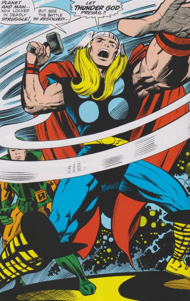 Thor art by Jack Kirby and Vince Colletta